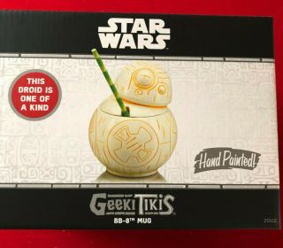 Bb8 Star Wars Tiki Mug Geeki Tiki Sdcc Exclusive Limited Edition One Of A Kind