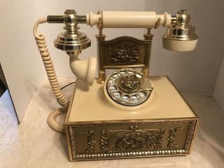 Vintage Deco - Tel French Victorian Style Rotary Telephone - Western Electric