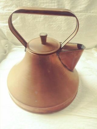 Very Unusual Antique Copper Kettle