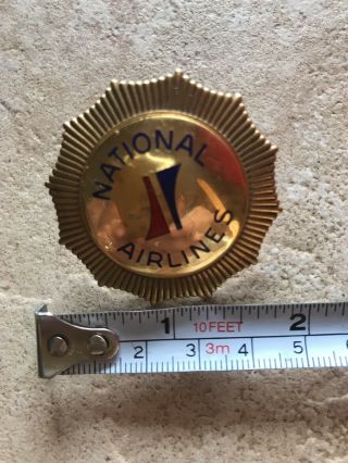Large National Airlines Badge Pin