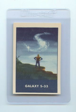 1953 Space Patrol - Galaxy S - 33 - Chex Cereal Card 1950s