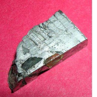 Seymchan Pallasite Meteorite 6.  2 Gram Etched Slice