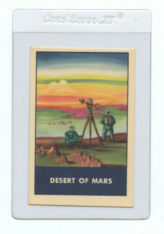 1953 Space Patrol - Desert Of Mars - Chex Cereal Card 1950s
