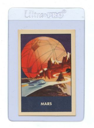 1953 Space Patrol - Mars - Chex Cereal Card 1950s
