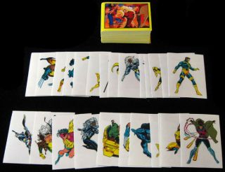 1993 Marvel / Diamond X - Men Sticker Set (180) Nm/mt Made In Italy