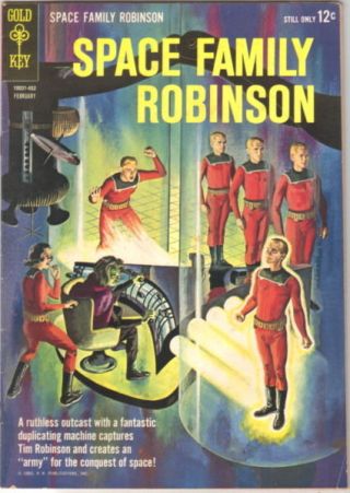 Space Family Robinson Lost In Space Comic Book 6 Gold Key 1964 Fine,