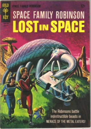 Space Family Robinson Lost In Space Comic Book 15 Gold Key 1966 Very Fine -