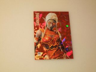2019 Panini Fortnite Series 1 232 Ember Epic Outfit Exclusive Parallel Foil