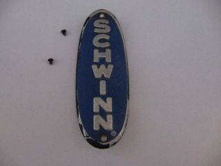 Vintage Schwinn Head Badge,  1950 