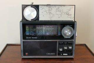 Rare Vintage Longines Symphonette Shortwave Radio De - Luxe Multi Zone LMB - 3030 3