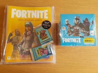Fortnite Series 1 Trading Cards - Full Box,  Starter Album