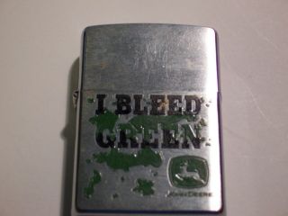 John Deere,  Zippo Lighter,  I Bleed Green