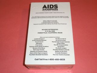 AIDS AWARENESS TRADING CARDS - Eclipse 1993 - - factory 2