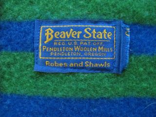 Gently PENDLETON Native - American CIRCLE OF LIFE Beaver State Wool BLANKET 5