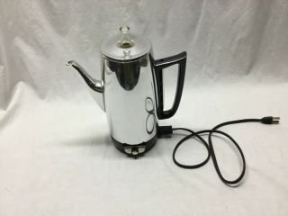 Vintage Ge Percolator 9 Cup Coffee Maker A3p15 Immersible General Electric Usa