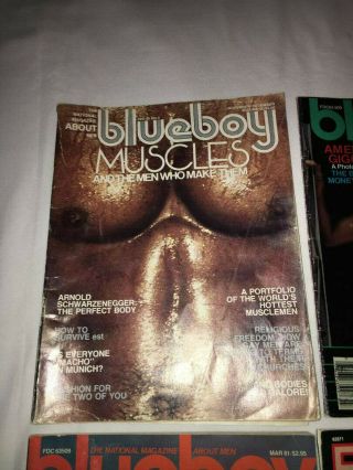 Vintage 70 ' s Blueboy/Playguy Adult men ' s magazines 5