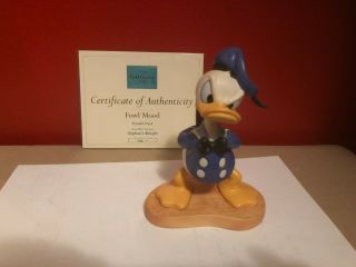 Wdcc Donald Duck " Fowl Mood ",
