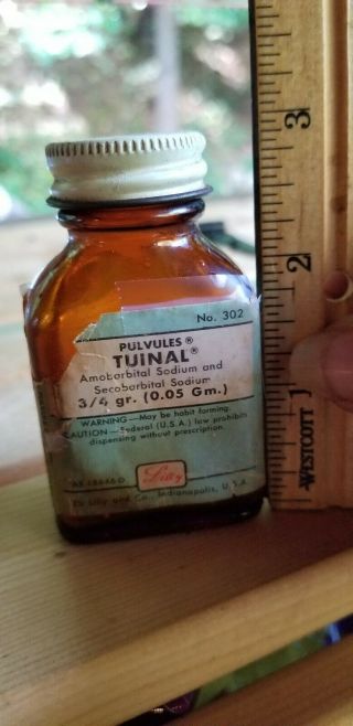 Antique Empty Eli Lilly Tuinal Pulvules