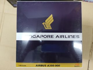 Aviation 400 1/400 Singapore Airlines A350 - 900 " 10,  000 " Diecast Model