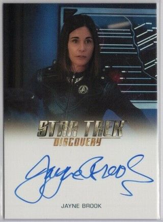 Jayne Brook As Admiral Cornwell - Auto Card - Star Trek Discovery Season One