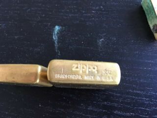 vintage brass zippo lighter Marlboro 2