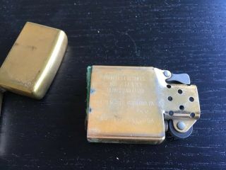 vintage brass zippo lighter Marlboro 5