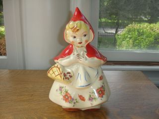 Hull Pottery Little Red Riding Hood Cookie Jar 967