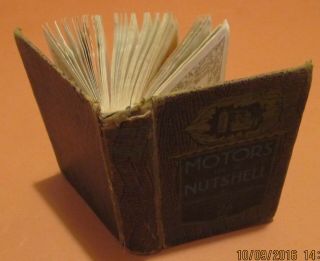 Motors In A Nutshell 1921 Moore Uk Maps Automobile Repair Etc