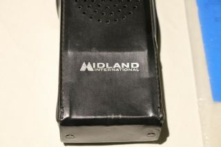 Midland Model 13 - 763 5 Watt 3 Channel Hand Held CB Walkie Talkie w/ Leather Case 2