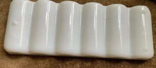 Vintage Milk Glass Dental Trays Dentist Tool Milkglass Tray 2