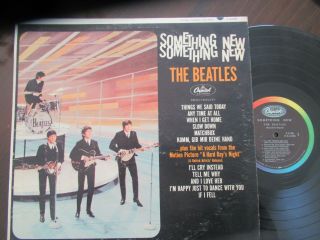 33 1/3 Rpm Record Album Something The Beatles Mono Vg