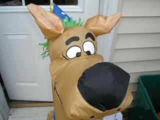 Gemmy Airblown Inflatable Scooby Doo Scrappy Happy Birthday Blow Up Sign 3 Ft 2