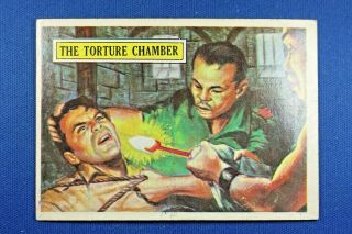 1965 Topps Battle Cards - 44 The Torture Chamber - Vg/excellent