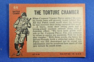 1965 Topps Battle Cards - 44 The Torture Chamber - VG/Excellent 2