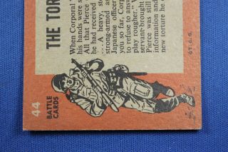 1965 Topps Battle Cards - 44 The Torture Chamber - VG/Excellent 5