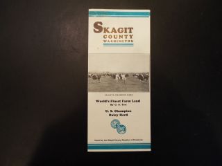 Vintage Skagit County Washington Dairy Herd Brochure