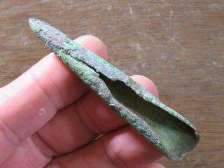 Exceptional Archaic Old Copper Culture Conical Spearhead Il/ws Area X Browner