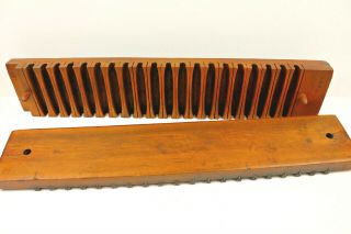 20 Count Late 1800s Antique American Primitive Multi - Cigar Mold/ Press Wood Form