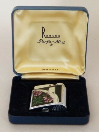 Ronson Perfu - Mist Perfume Atomizer Art Deco Design Box