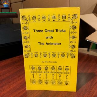 Three Great Tricks W/ The Animator John Kennedy Magic Magician 1988
