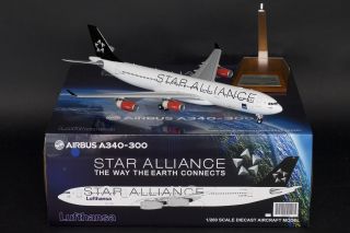 Sas Airbus A340 - 300 " Star Alliance " Oy - Kbm Jc Wings 1:200 Diecast Models Xx2094