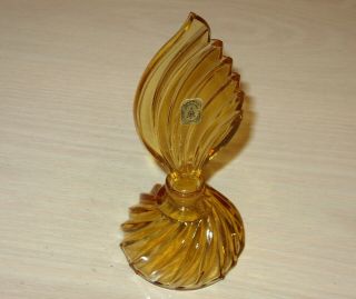Hand Made 3 Oz.  Perfume Bottle - Made In Czech Republic