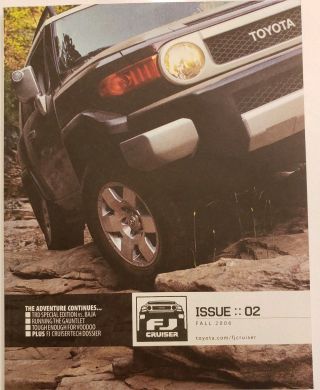 Toyota Fj Cruiser Dealer Brochure W Specs - Issue 02 Fall 2006 (2007 Model Year)