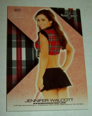 2018 HFT Jennifer Walcott Gold Foil Premium Bench Warmer Card 2