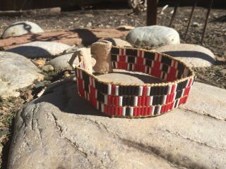 Wampum Choker Native Made Mountain Man Rendezvous Cherokee Regalia Glass Beads