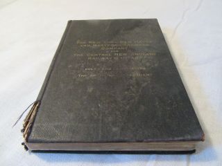 The York Haven & Hartford Railroad Company Rule Book 1914