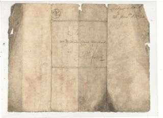1732 Stampless Folded Letter,  To Bristol,  Uk,  Ref: Lord Abrgawings