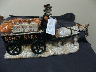 2011 Yankee Candle Boney Bunch Wagon Double Tea Light Holder Nib