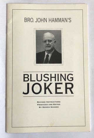Bro.  John Hamman’s Blushing Joker / Vintage Card Magic Trick