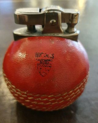 Rare Cricket Ball Table Lighter - Tiki By Wifeu Austria